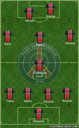 Paris Saint-Germain Formation 2011