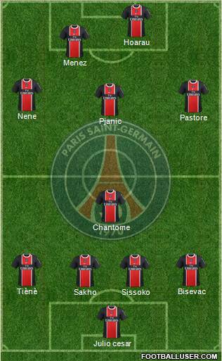 Paris Saint-Germain Formation 2011