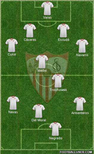 Sevilla F.C., S.A.D. Formation 2011