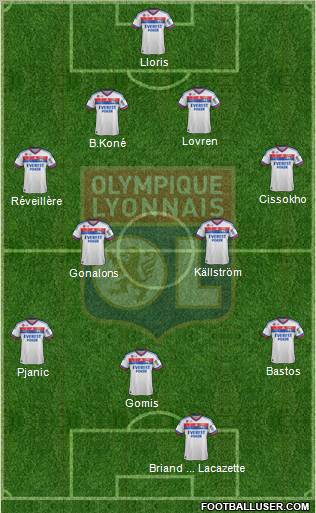 Olympique Lyonnais Formation 2011