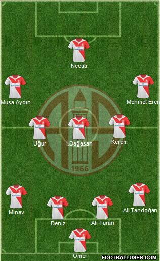 Antalyaspor A.S. Formation 2011