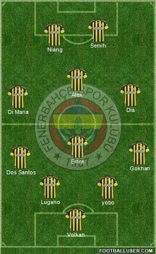 Fenerbahçe SK Formation 2011