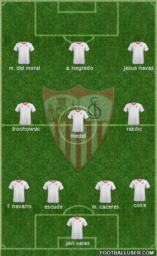 Sevilla F.C., S.A.D. Formation 2011