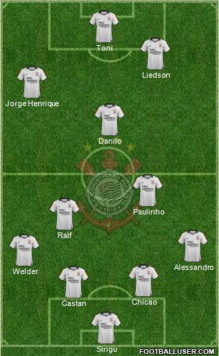 SC Corinthians Paulista Formation 2011