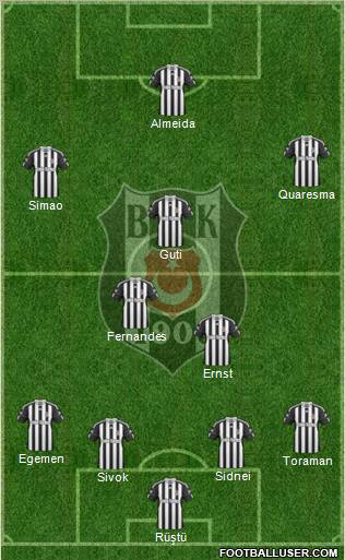 Besiktas JK Formation 2011