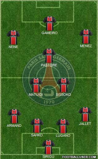 Paris Saint-Germain Formation 2011