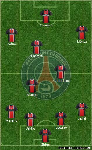 Paris Saint-Germain Formation 2011