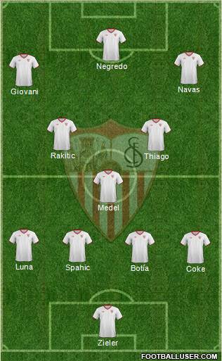 Sevilla F.C., S.A.D. Formation 2011
