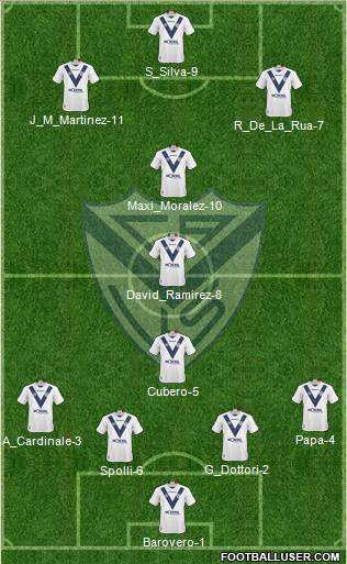 Vélez Sarsfield Formation 2011