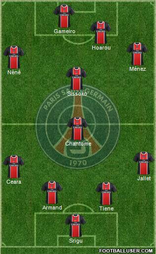 Paris Saint-Germain Formation 2011