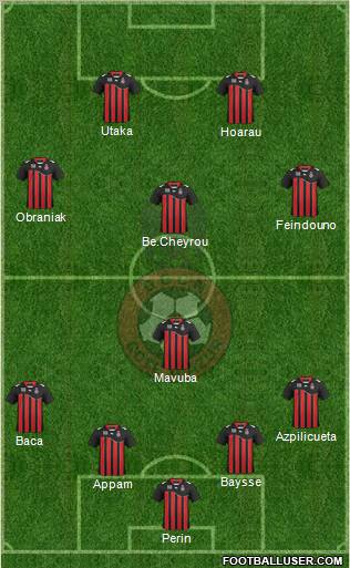 OGC Nice Côte d'Azur Formation 2011
