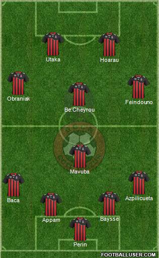 OGC Nice Côte d'Azur football formation