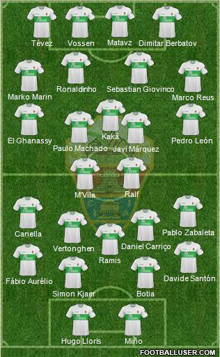 Elche C.F., S.A.D. Formation 2011