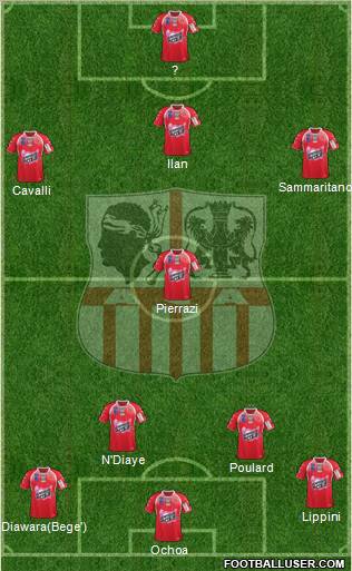 Athletic Club Ajaccien Football Formation 2011