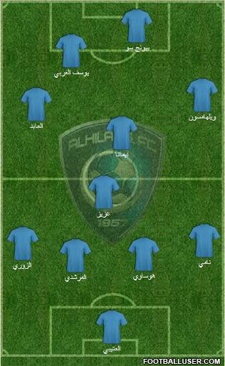 Al-Hilal (KSA) Formation 2011