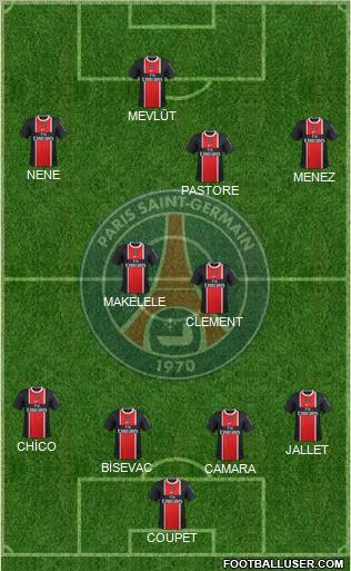 Paris Saint-Germain Formation 2011
