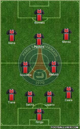 Paris Saint-Germain Formation 2011