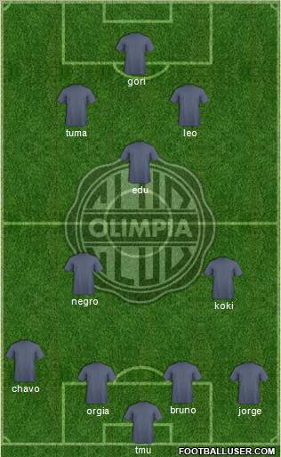 C Olimpia Formation 2011
