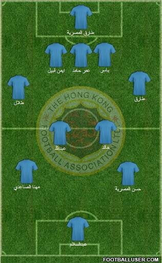 Hong Kong League XI Formation 2011