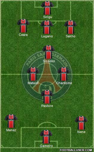 Paris Saint-Germain Formation 2011