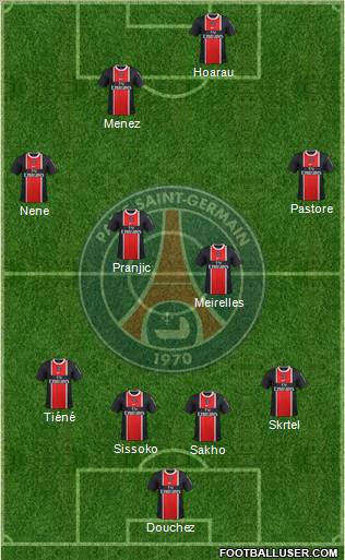 Paris Saint-Germain Formation 2011