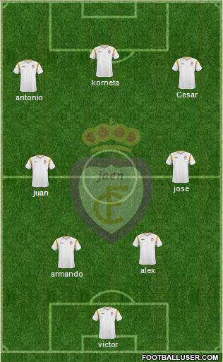 Real Jaén C.F. Formation 2011