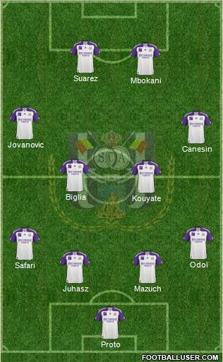 RSC Anderlecht Formation 2011