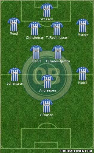 Odense Boldklub Formation 2011