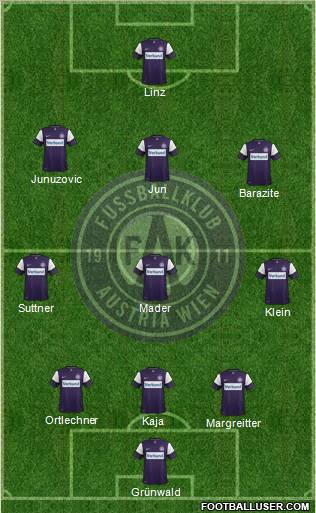 FK Austria Wien Formation 2011