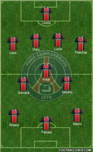Paris Saint-Germain Formation 2011