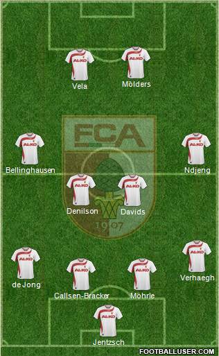 FC Augsburg Formation 2011