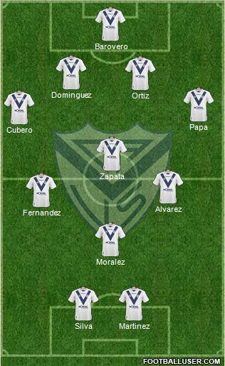 Vélez Sarsfield Formation 2011
