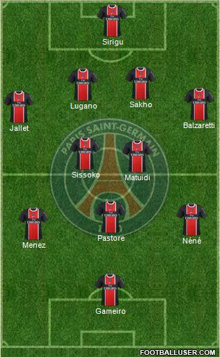 Paris Saint-Germain Formation 2011