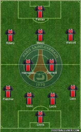 Paris Saint-Germain Formation 2011
