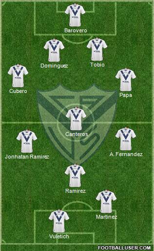 Vélez Sarsfield Formation 2011