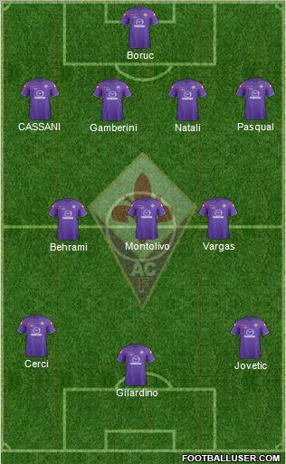 Fiorentina Formation 2011