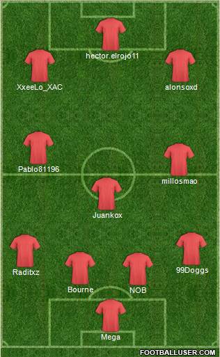 Pro Evolution Soccer Team Formation 2011