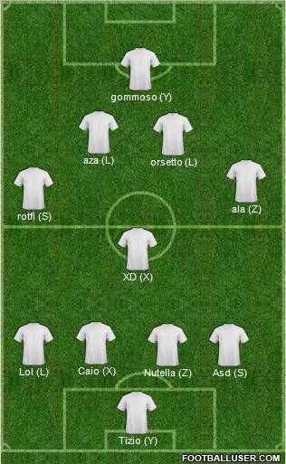 Pro Evolution Soccer Team Formation 2011