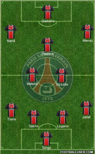 Paris Saint-Germain Formation 2011