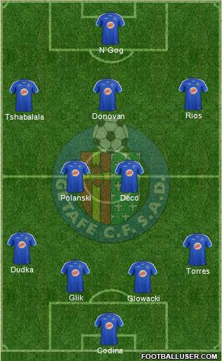 Getafe C.F., S.A.D. Formation 2011