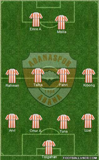 Adanaspor A.S. Formation 2011