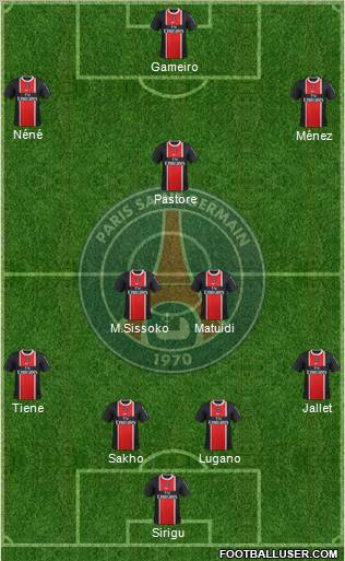 Paris Saint-Germain Formation 2011