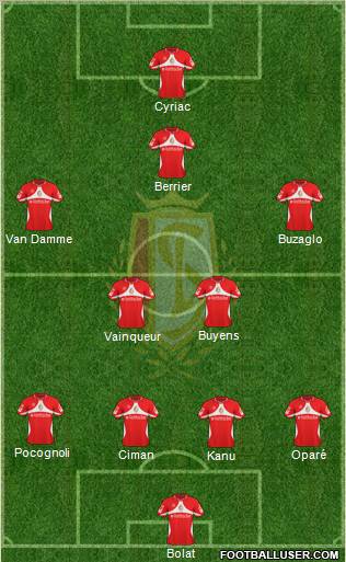 R Standard de Liège Formation 2011