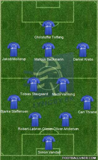 Lyngby Boldklub af 1921 Formation 2011