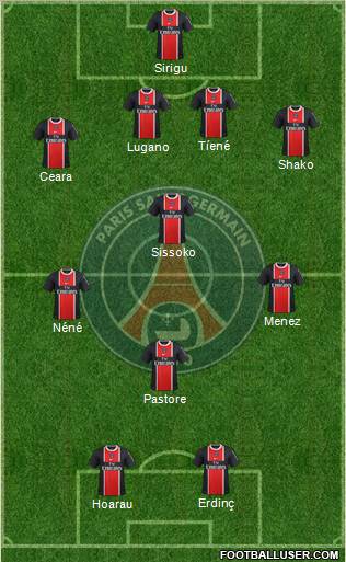 Paris Saint-Germain Formation 2011