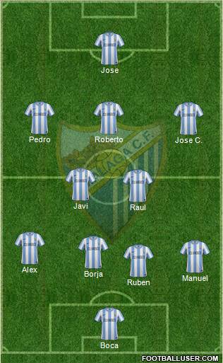 Málaga C.F., S.A.D. Formation 2011
