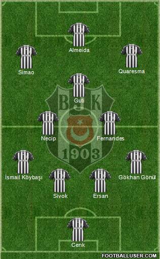 Besiktas JK Formation 2011