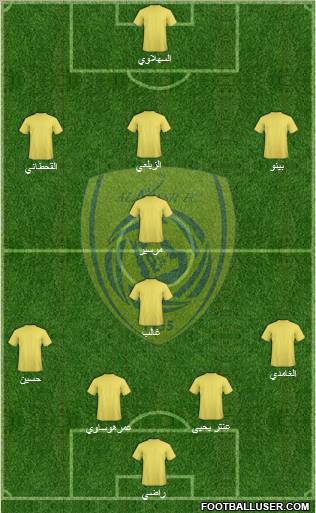 Al-Nassr (KSA) Formation 2011
