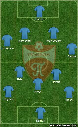 FK Pobeda Prilep Formation 2011