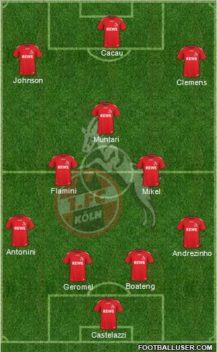 1.FC Köln Formation 2011